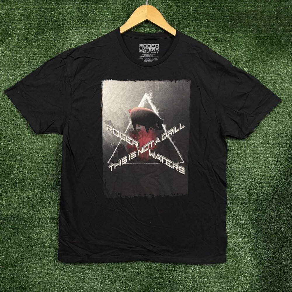 Roger Waters "This Is Not A Drill" Concert Tour Graphic Rock T-Shirt Size XL